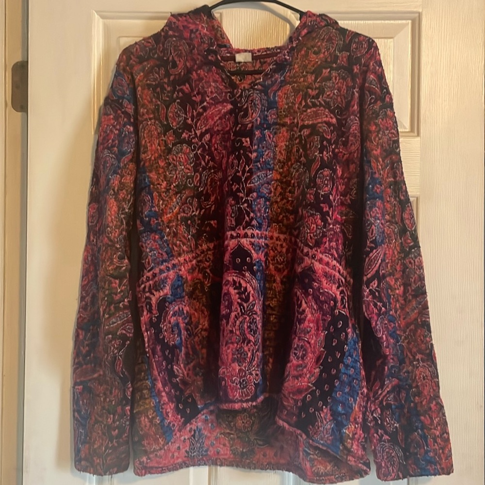 SOLD- Paisley hoodie